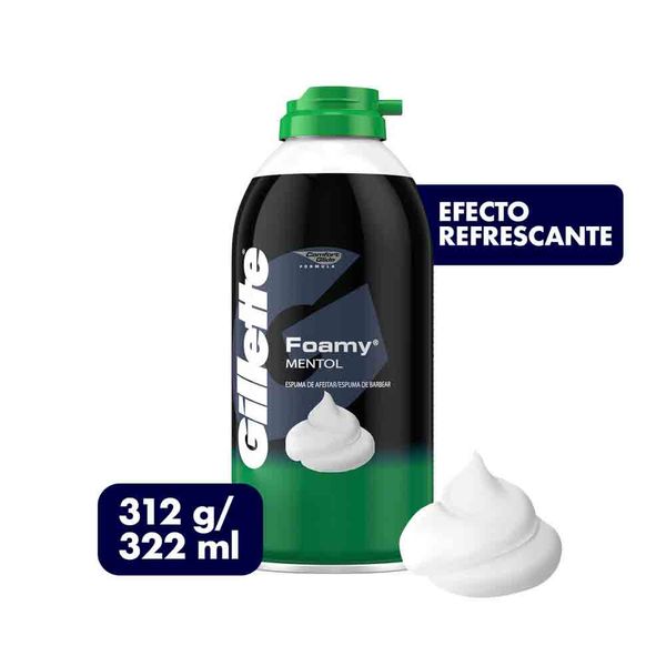 FOAMY MENTOL 312 GR ESP AFE