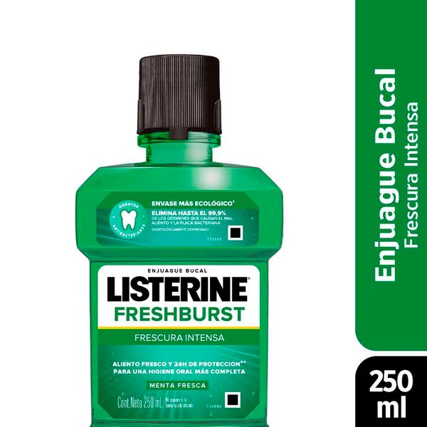 LISTERINE FRESH 24HS 250 ML ENJ BUC