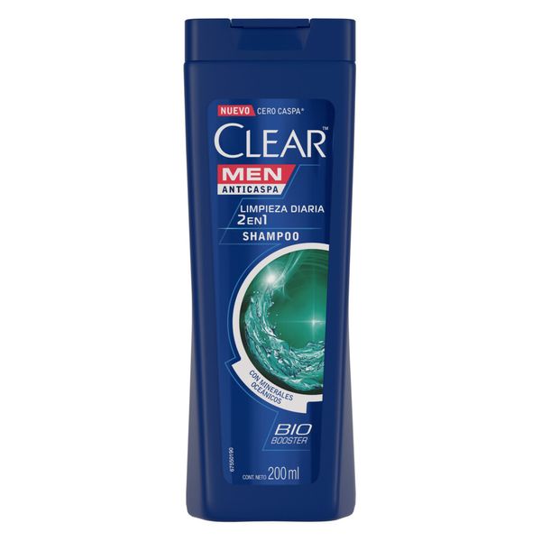 CLEAR MEN DUAL EFFECT 2EN1 200 ML SHA