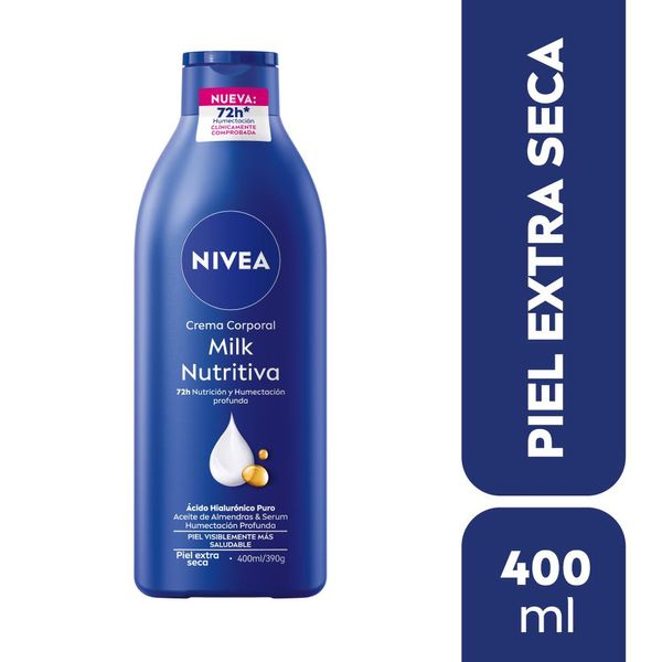 NIVEA BODY MILK PIEL EXT SEC 400 ML CRE