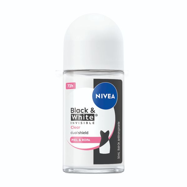 NIVEA INVISIBLE B&W CLEAR ROLL ON 50 DES
