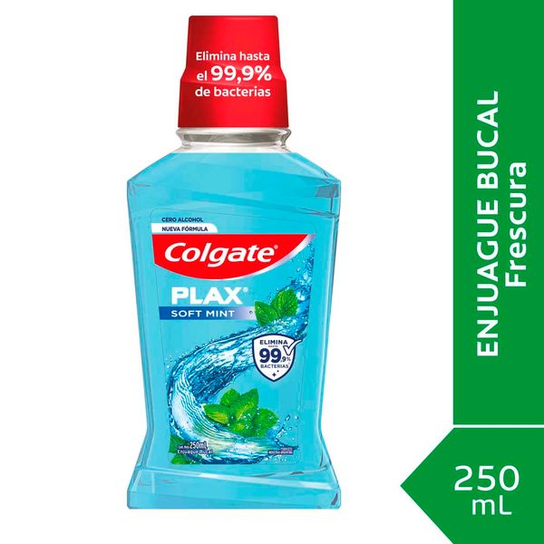 PLAX ZERO ALCOHOL SOFT MINT 250 ENJ BUC