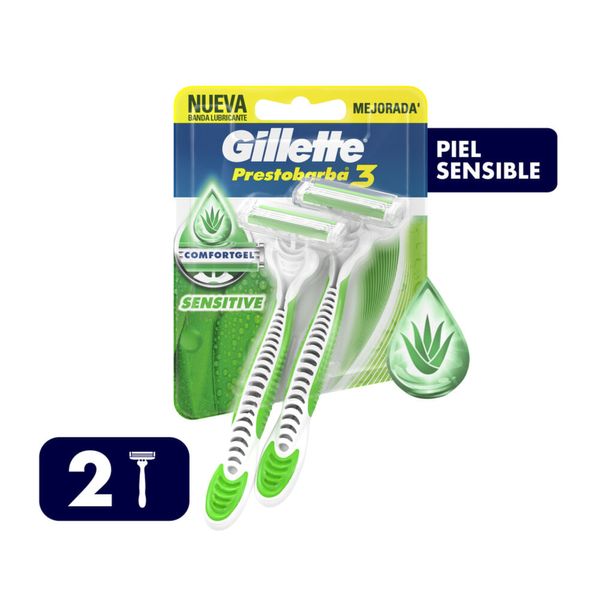 PRESTOBARBA 3 SENSECARE X2 MAQ AFE