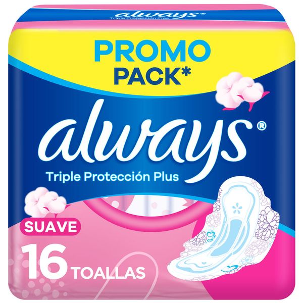 ALWAYS PINK MAXI PROT SUAVE x16 TOA HIG