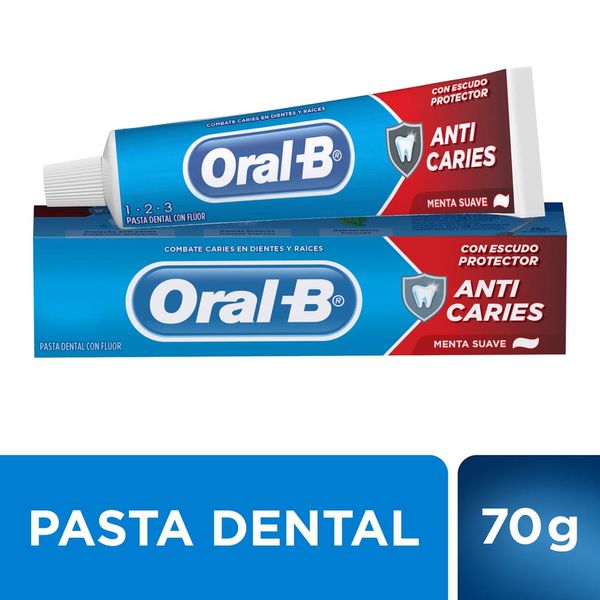 ORAL B 123 MINT ANTICARIES 70 GR CRE DEN