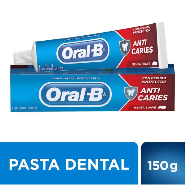 ORAL B 123 MINT ANTICARIES 150 GR CRE DE