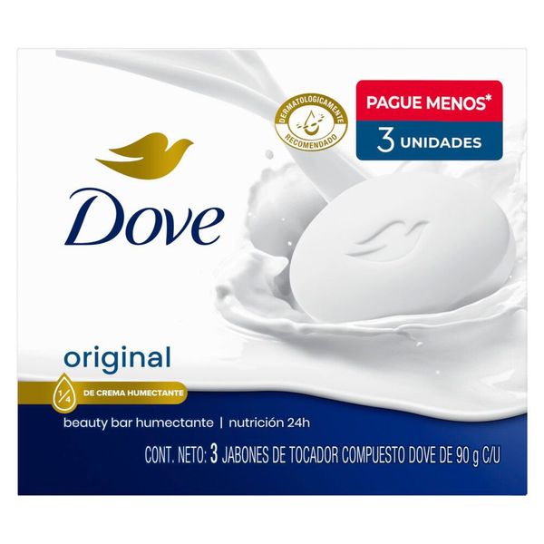 JABON DOVE BLANCO 3 X 90 GRS.