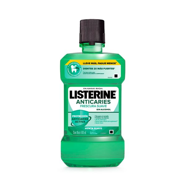 LISTERINE ANTICARIES 500 ML ENJ BUC