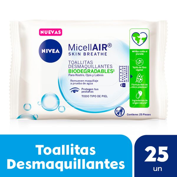 NIVEA MICELAR 4EN1 25 UNI TOA DES