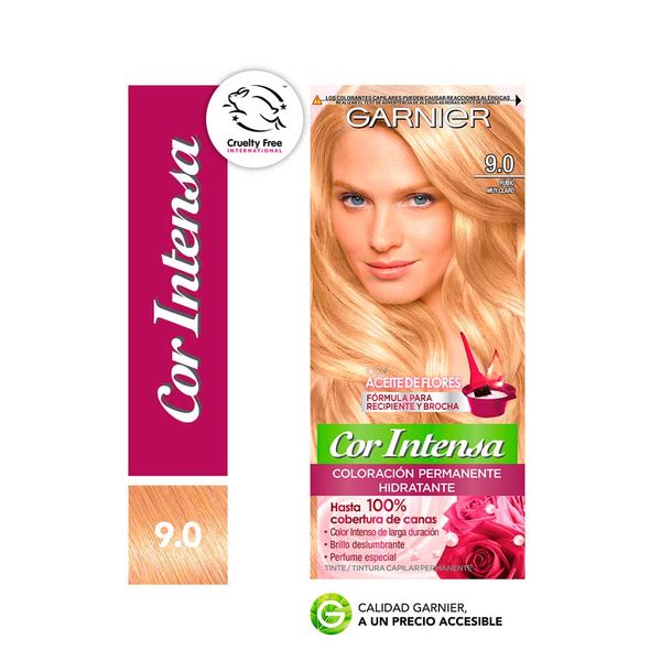 TINT.GARNIER COR INTENSA 9.0 RUBIO MUY CLARO