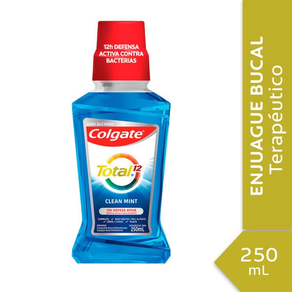 COLGATE TOTAL 12 CLEAN MINT 250 ENJ BUC