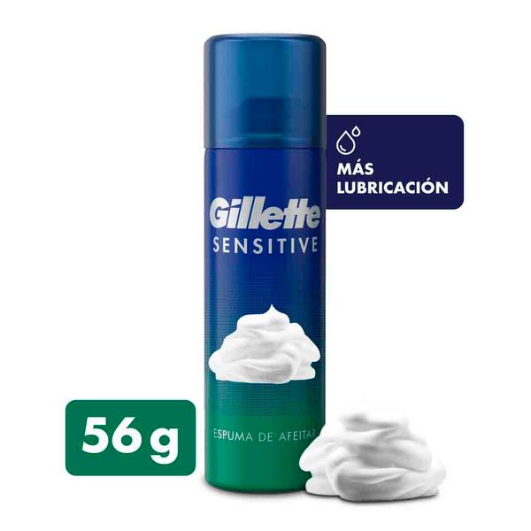 ESPUMA AF.GILLETTE SENSIT.MINI X 57ML.