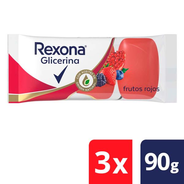 REXONA JAB PASTILLA GLICERINA GRANADA 3X90