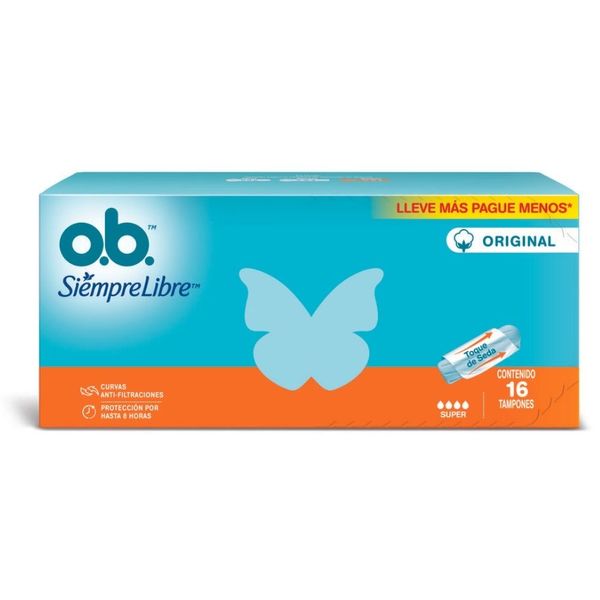 OB TAMPONES CANAL CURVO SUPER X 16