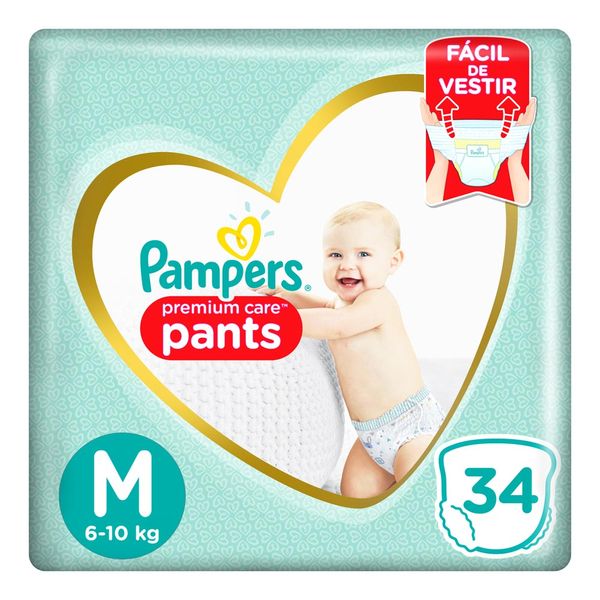 PAMPERS PREMIUM CARE PANTS M X 34