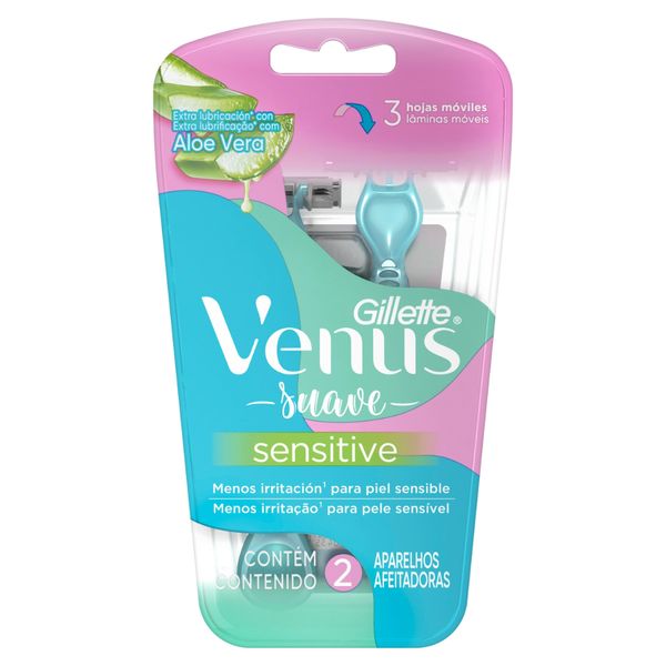 GILLETTE VENUS SIMPLY3 SENSITIVE X 2
