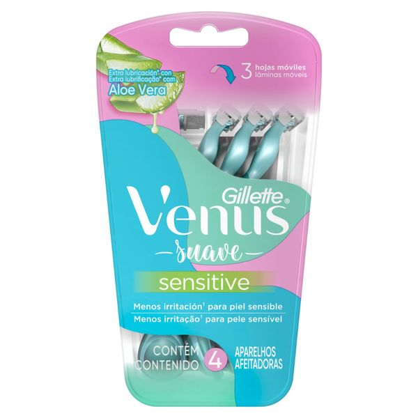 GILLETTE VENUS SIMPLY3 SENSITIVE X 4