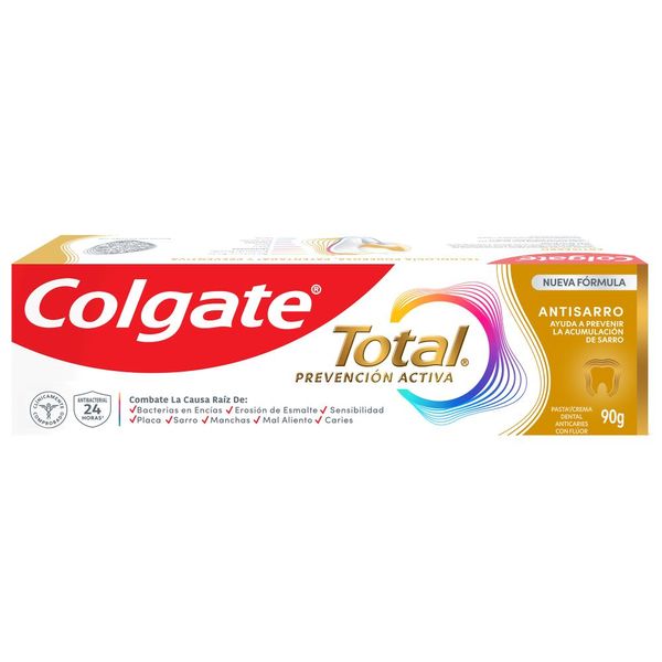 COLGATE TOTAL 12 ANTISARRO 90G CRE DEN