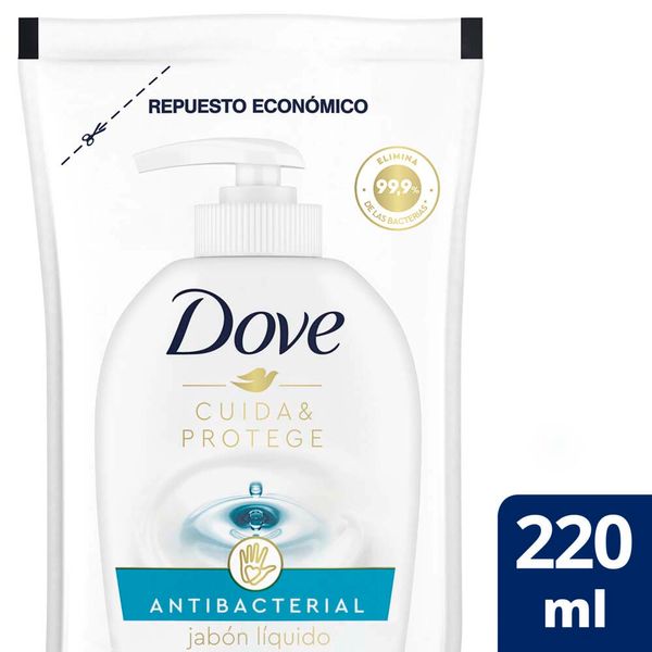 DOVE ANTIBACTERIAL 220ML DOYPACK JAB LIQ