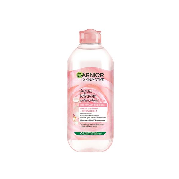 GARNIER SKIN ACT AGUA MICELAR DE ROSAS X 400