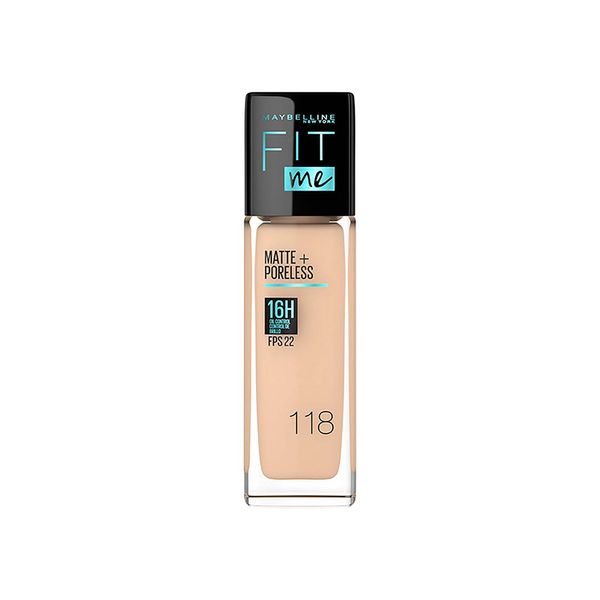 MAYB MAQ LIQ FIT ME MATTE S/POR 118 LIGHT BEI