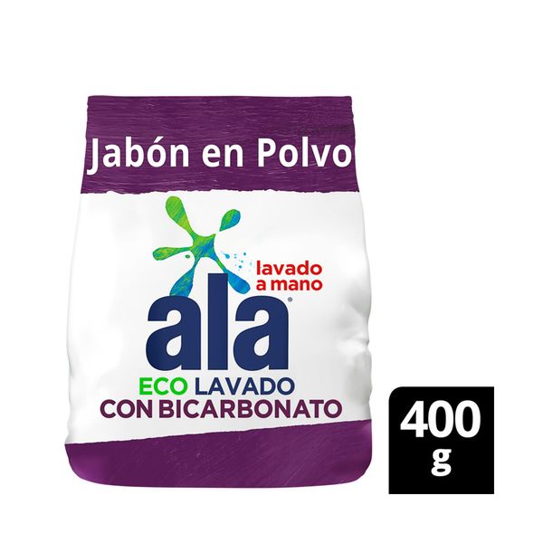 ALA POLVO LAVA MANO X 400 GR CON BICARBONATO