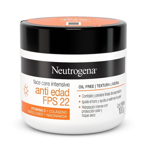 NEUTROGENA CR FACE ANTIEDAD FP22 X 100GR