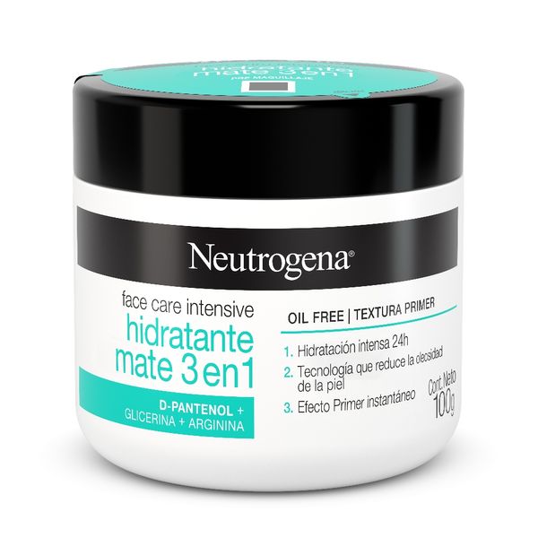 NEUTROGENA CR FACE HIDRAT MATE 3EN1 X 100GR