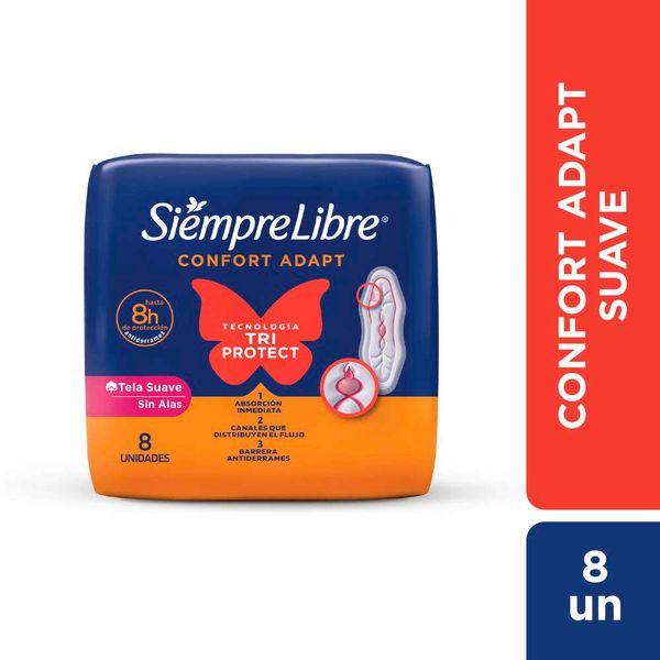 SIEMPRE LIB ADAP SUAVE S/A X 8
