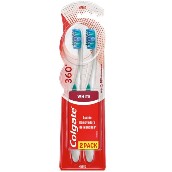 COLGATE 360 LUMINOUS WHITE 2X1 CEP DEN
