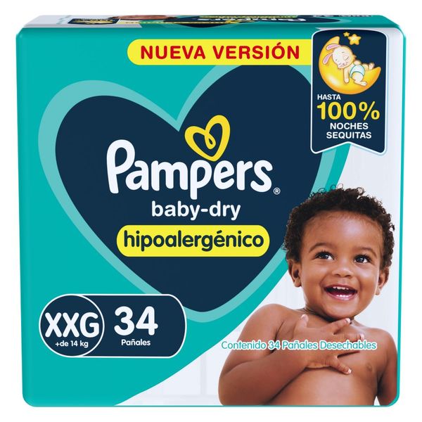 PAMPERS BABYDRY XXG X 34