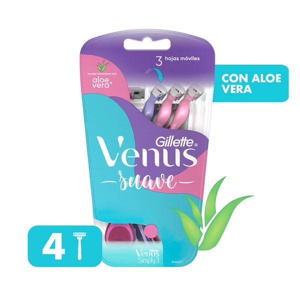 GILLETTE VENUS SUAVE X 4