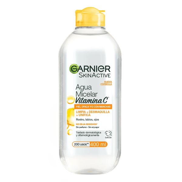 GARNIER SKIN ACT AGUA MICELAR EXPRESS ACLARA X 400ML