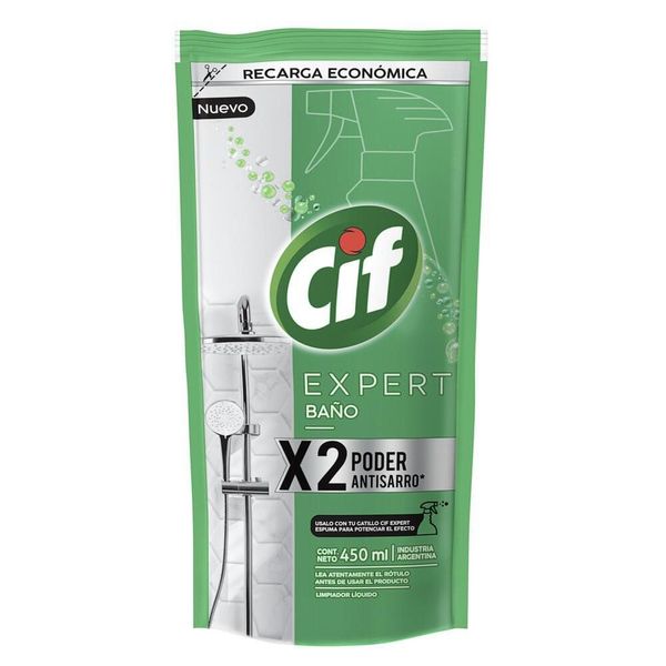 CIF EXPERT BAÑO 450 ML DP LIMP