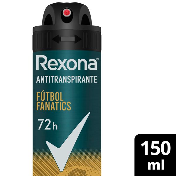 REXONA DEO AER ANT. FUTB FAN MEN PROT 72HS X150ML