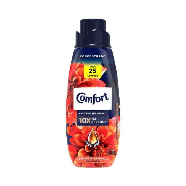 COMFORT CLASICO SUAVIZANTE PARA ROPA ENERGIA FLOR X 500