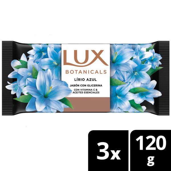 LUX JABON BOTANICALS LIRIO AZUL X 3 X 120