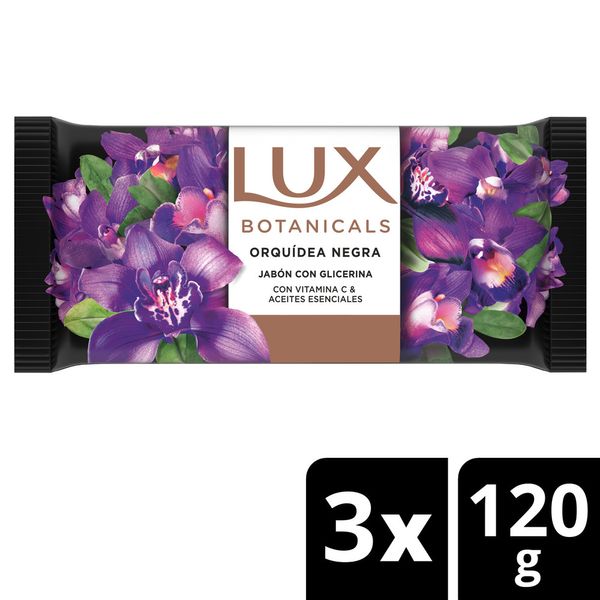 LUX JABON BOTANICALS ORQUIDEA NEGRA X 3 X 120