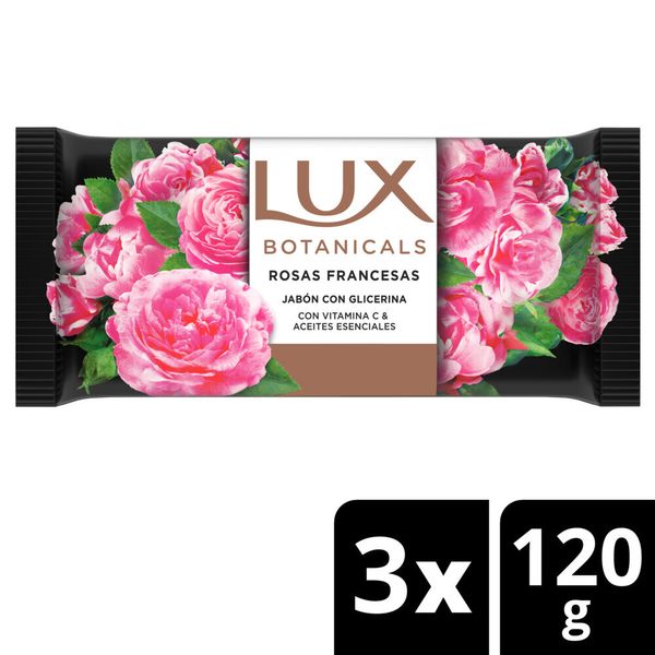 LUX JABON BOTANICALS ROSAS FRANCESAS X 3 X 120