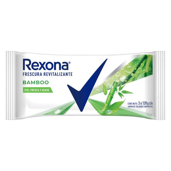 REXONA JAB PASTILLA BAMBOO FRESH 3 X 120