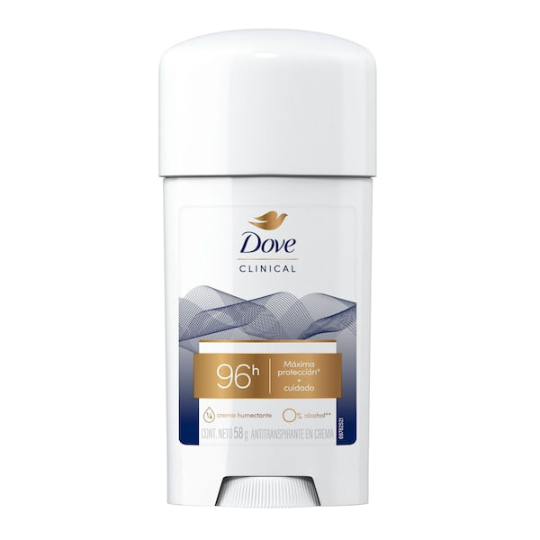 DOVE ANTIT W CLINICAL SOFT ORIG X 58G