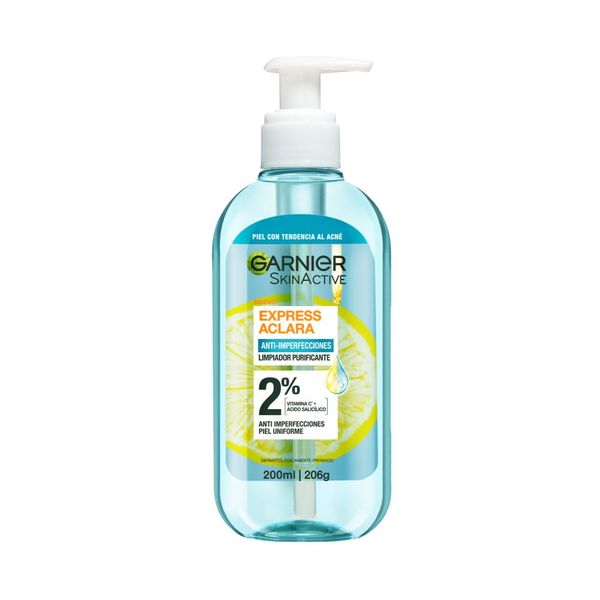 GARNIER SKIN ACT GEL EXPRESS ACLARA  X 200ML